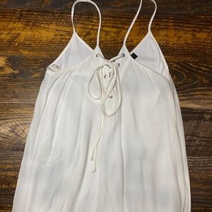 White Free Flow Beach Dress